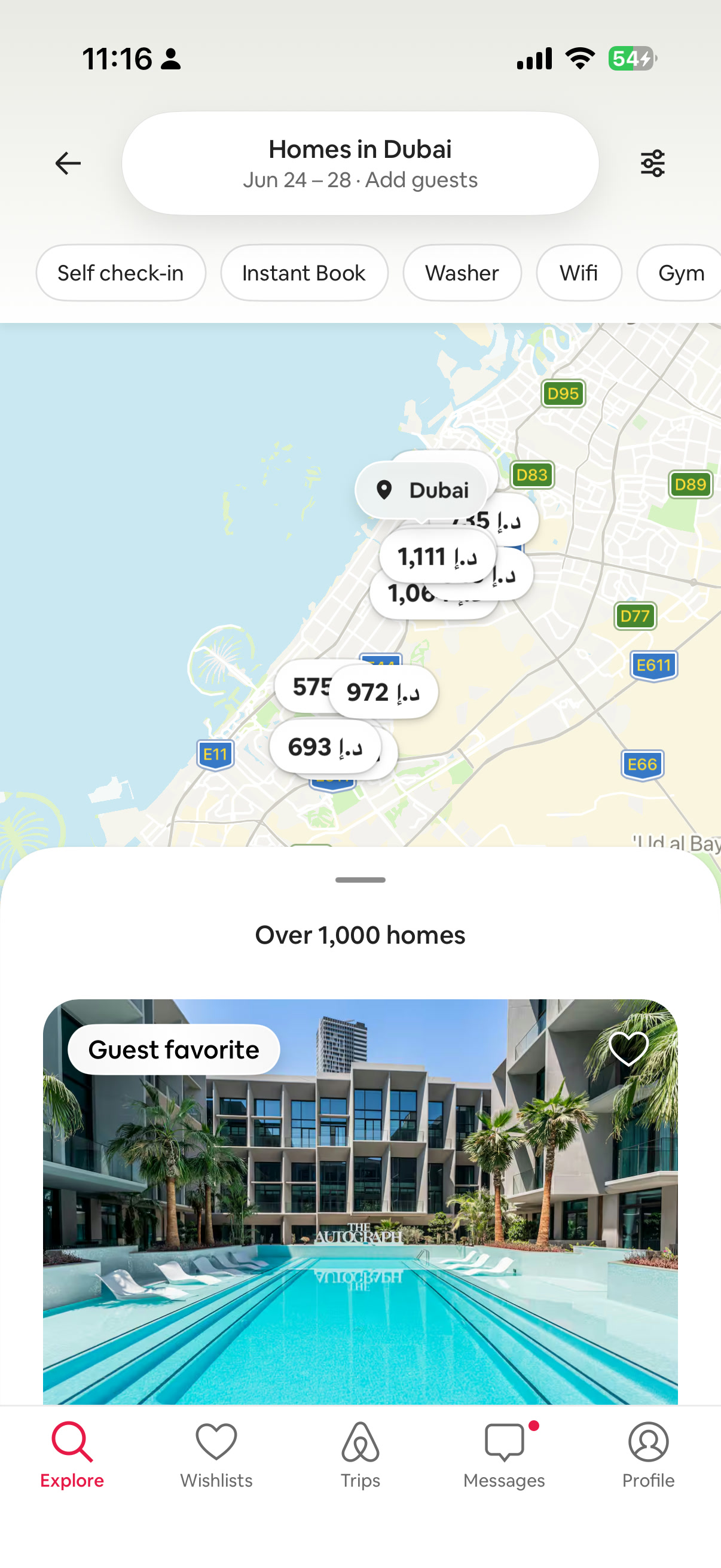 Map view