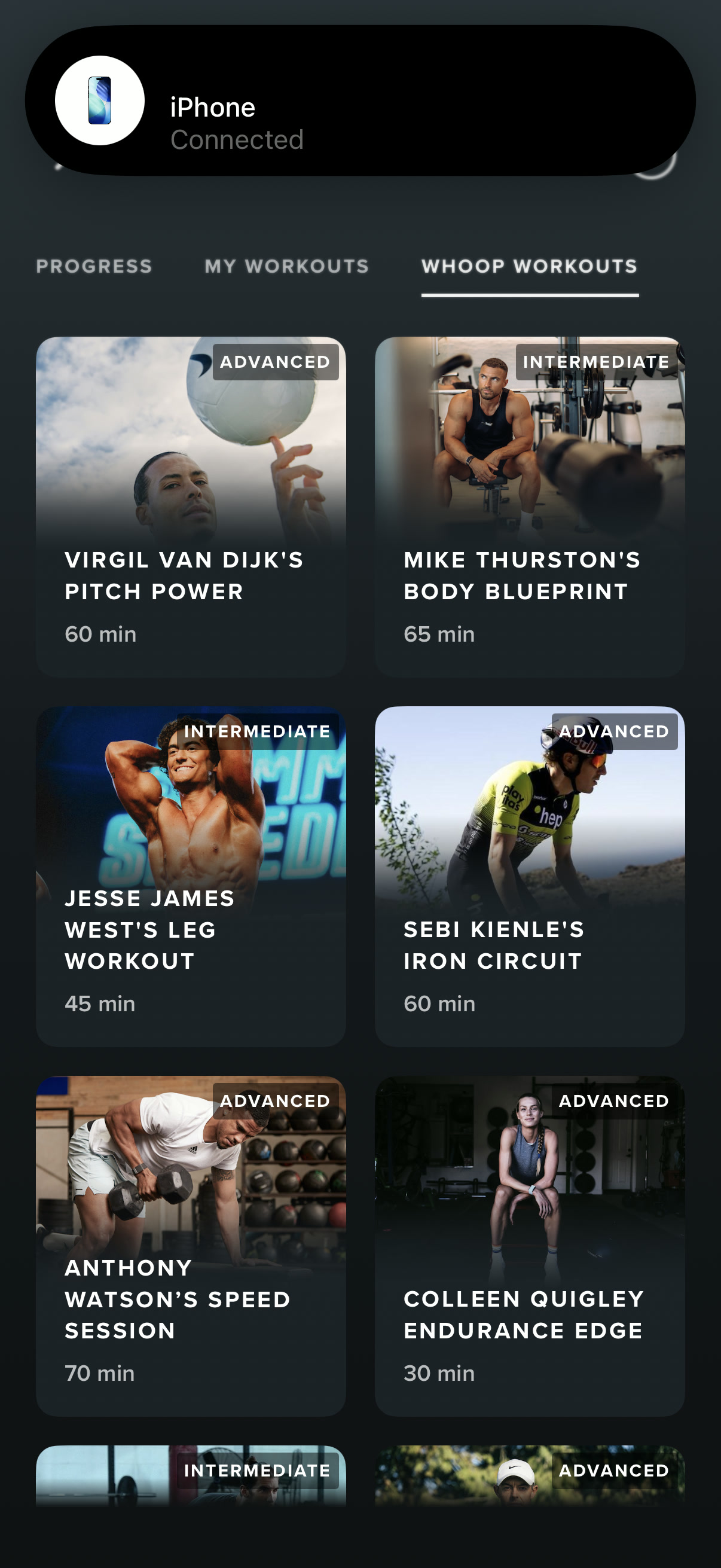 Strength workouts