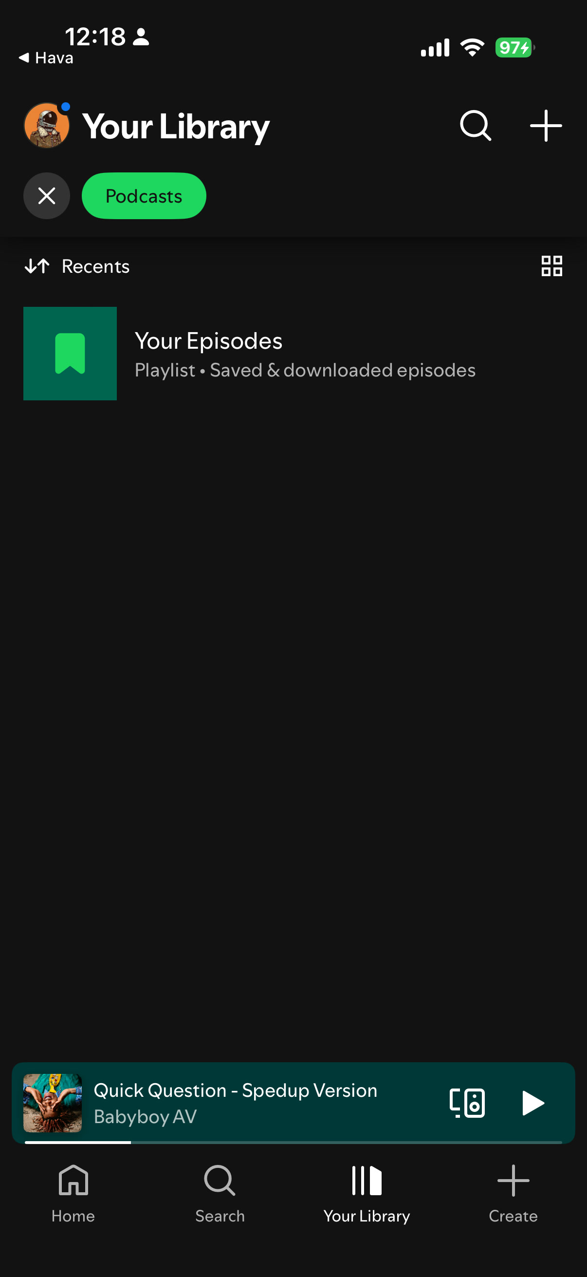 Library — Podcasts