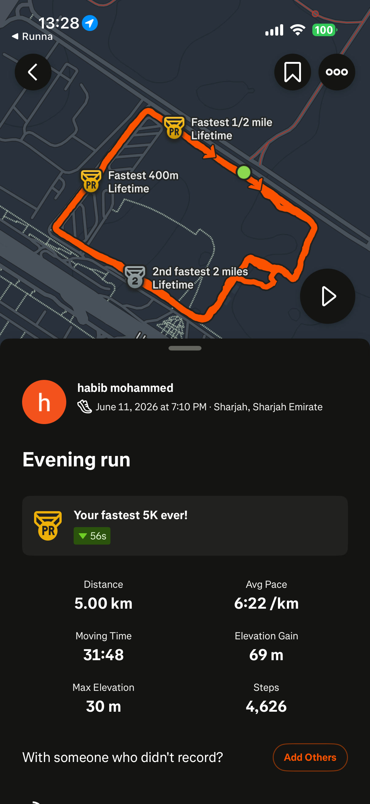 Activity detail
