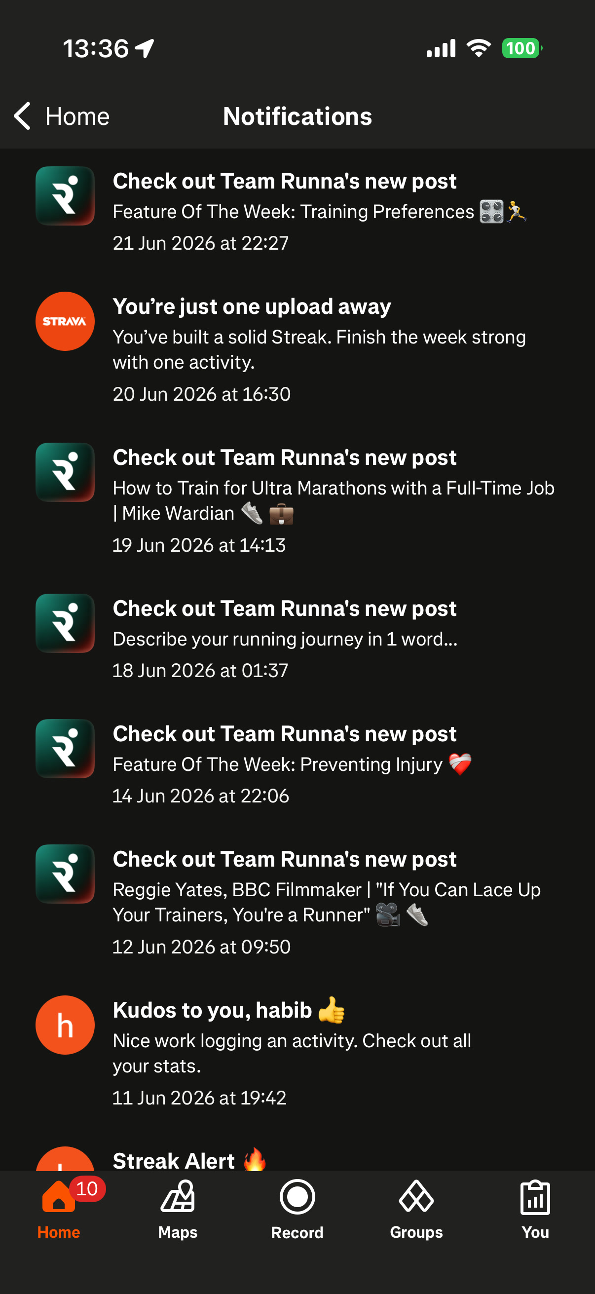 Notifications