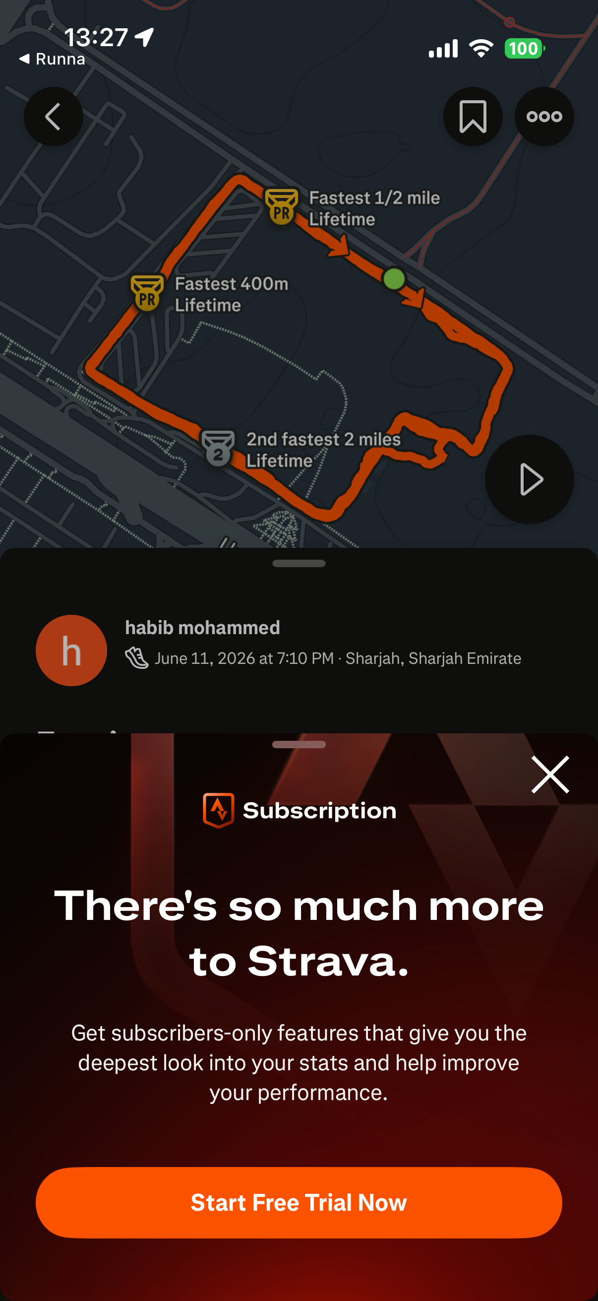 Subscription prompt